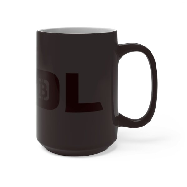 bitcoin color changing mug when cold (black)