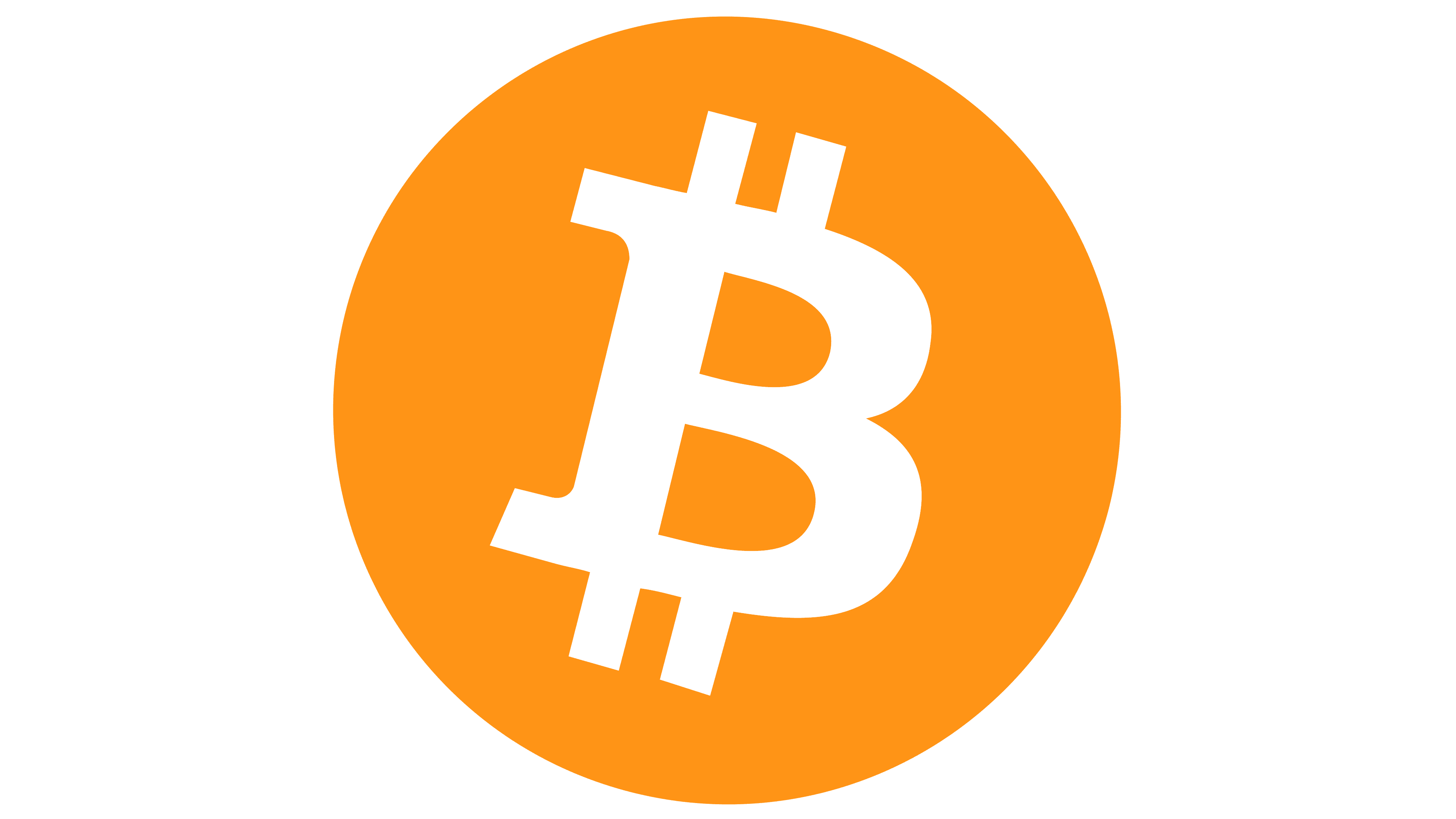 Bitcoin Logo 3840 x 2160 PNG